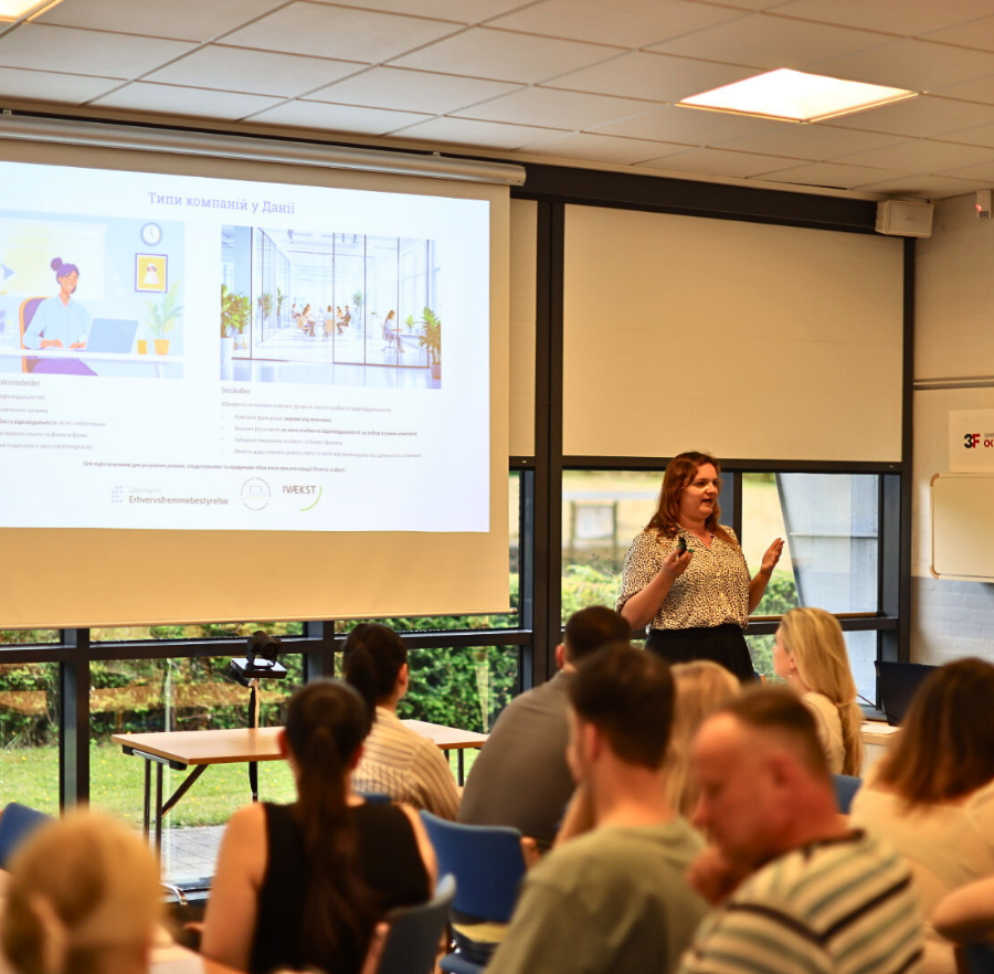 Ukrainians in Kolding learned how to start a business in Denmark.