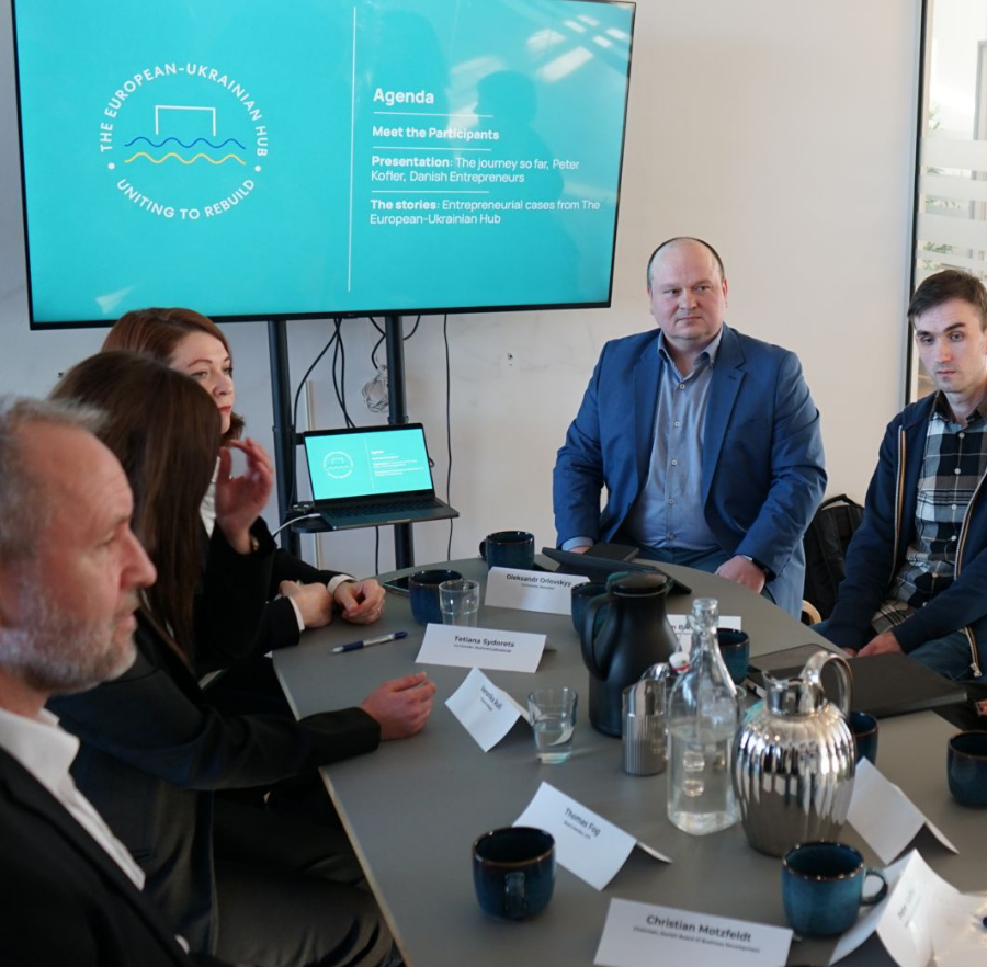 The European-Ukrainian Hub hosted a meeting on investment, collaboration, and business roles in Ukraine’s reconstruction.