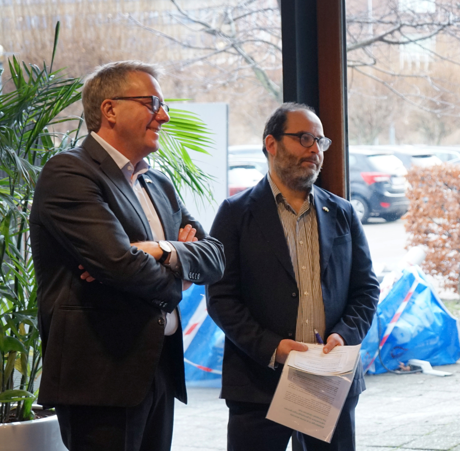 Danish Minister for Industry, Business and Financial Affairs Morten Bødskov visited The European-Ukrainian Hub