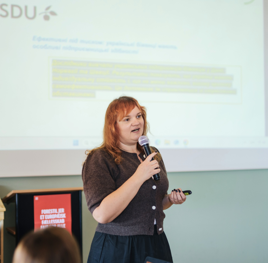 Practical guidance for Ukrainians on launching businesses in Denmark shared at Odense workshop by The European Ukrainian Hub.