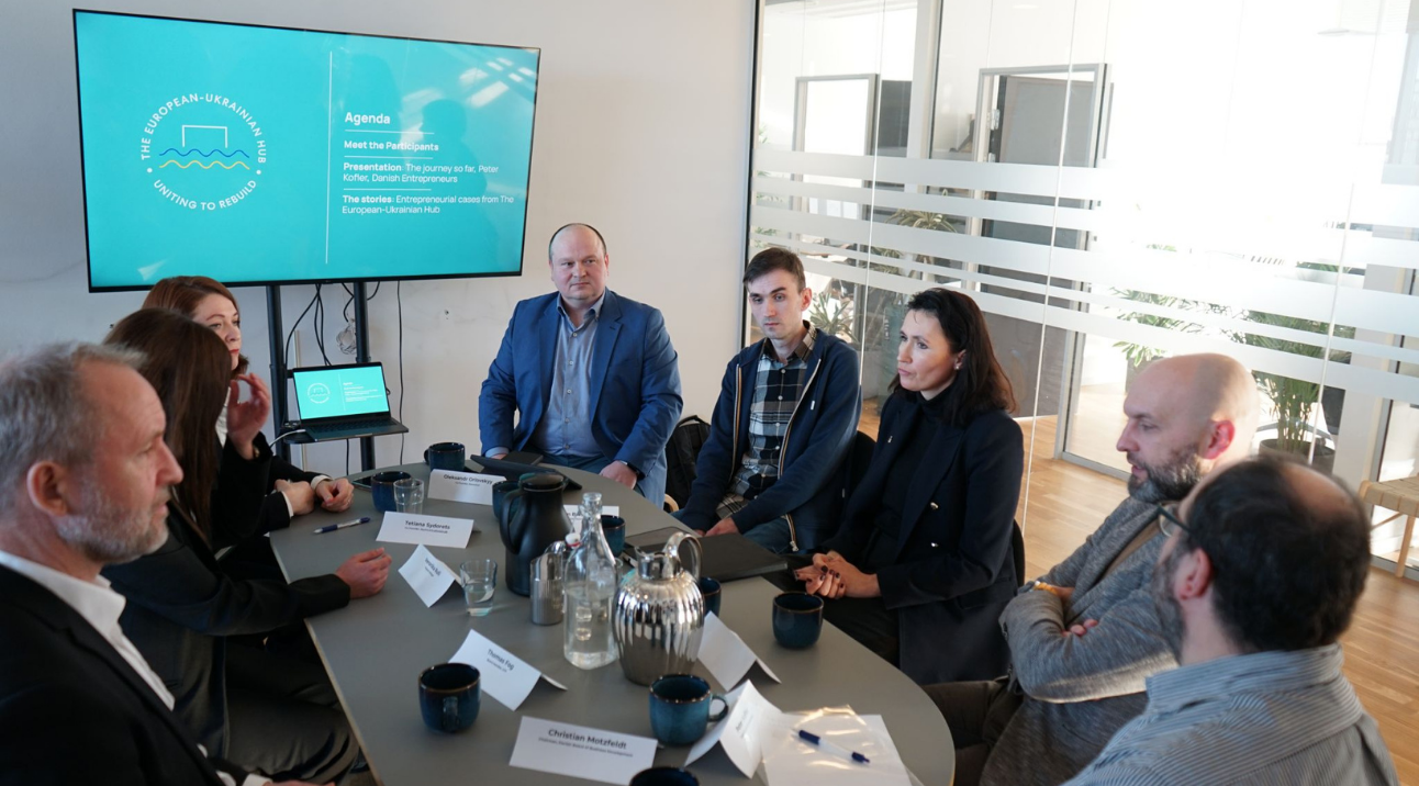 The European-Ukrainian Hub hosted a meeting on investment, collaboration, and business roles in Ukraine’s reconstruction.